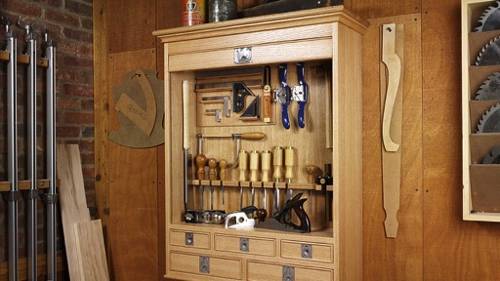 Tambour Tool Cabinet