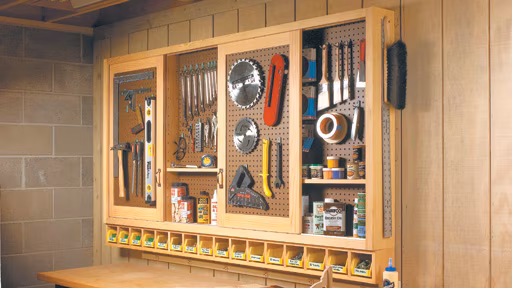 Easy to Build Shop Storage Cabinet