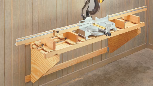 Portable Precision Miter Saw Station