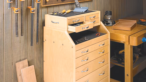 Shop Storage: Slant-Front Tool Cart