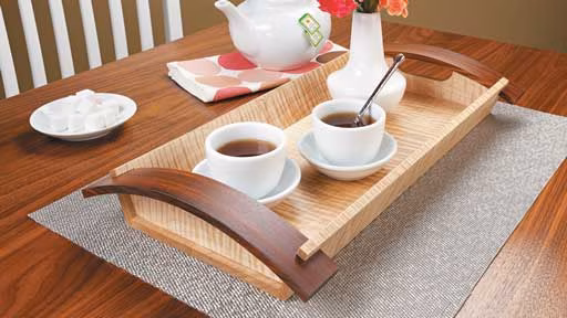 Craftsman Clock & Serving Tray