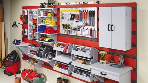 Slat-Wall Storage System